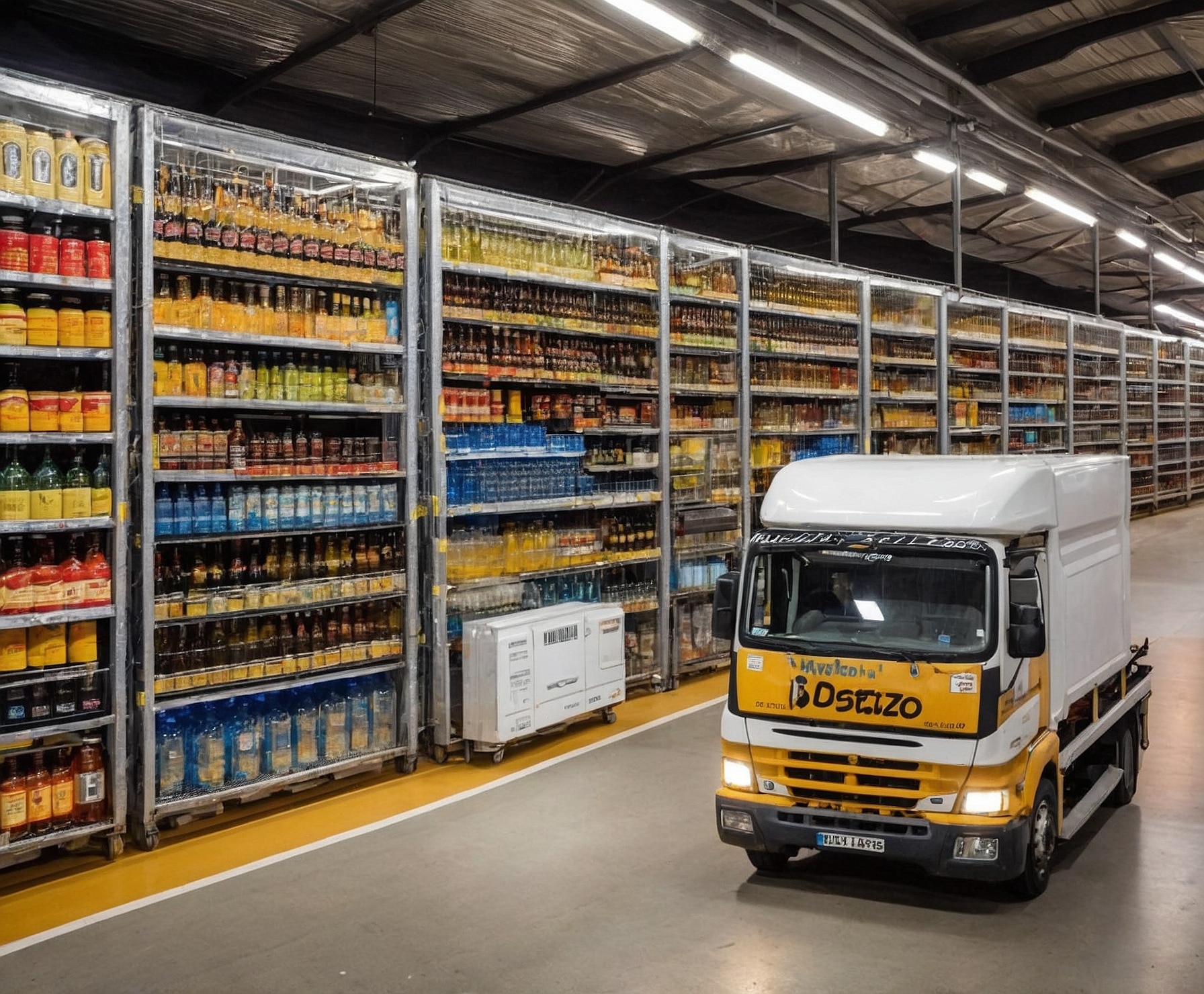 Distribución eficiente de bebidas al por mayor