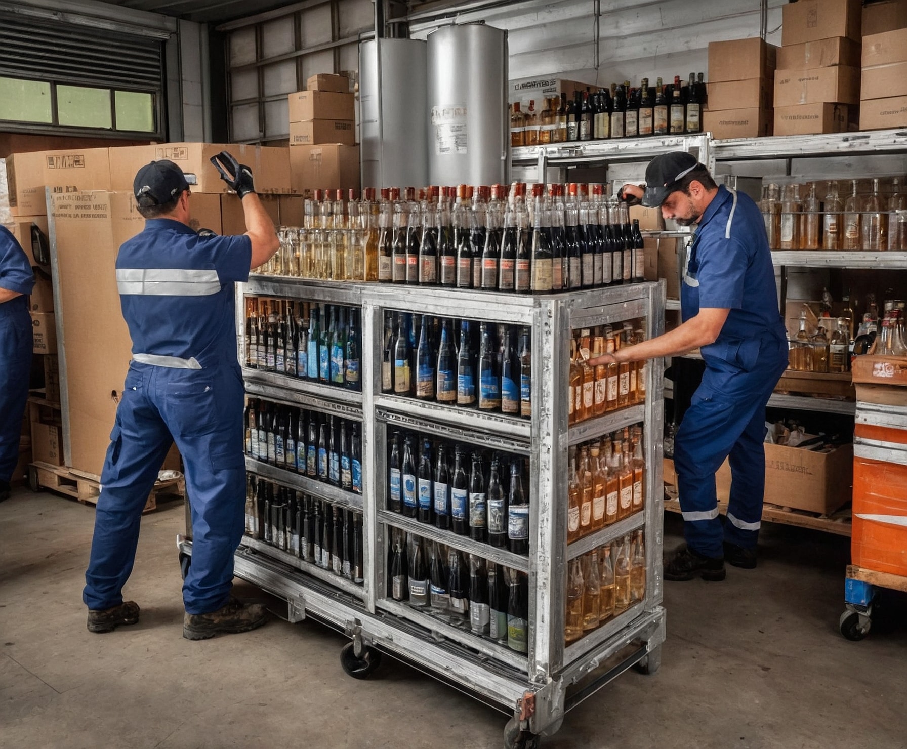 Optimización eficiente de distribución de bebidas.